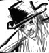 Dr Sketchy's, Umbrella and Hat